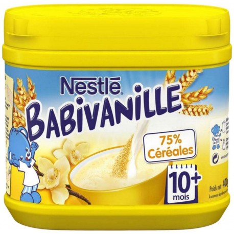 Nestlé Babivanille 75% Céréales 400g