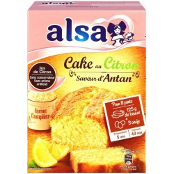 Alsa Préparation Cake Citron Saveur D’Antan 275g