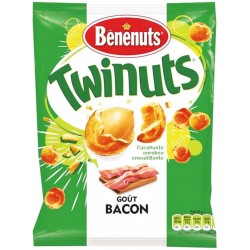 Bénénuts Twinuts Cacahuètes goût Bacon 150g (lot de 3)