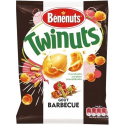 Bénénuts Twinuts Goût Barbecue 150g (lot de 3)