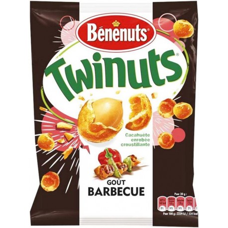 Bénénuts Twinuts Goût Barbecue 150g (lot de 3)