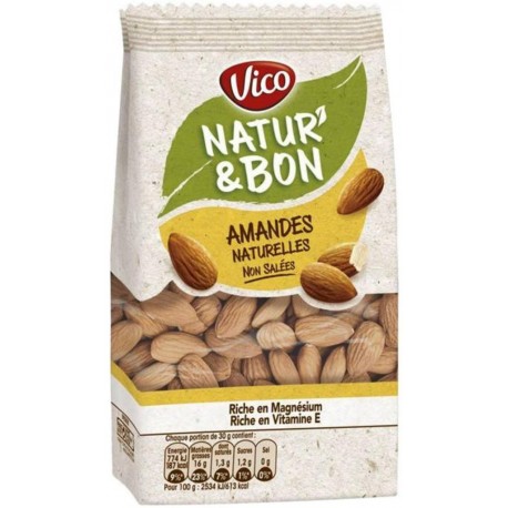 Vico Natur Et Bon Amandes Naturelles 200g (lot de 3)