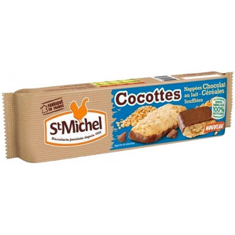 St Michel Cocottes Chocolat au lait et Céréales 140g (lot de 3)