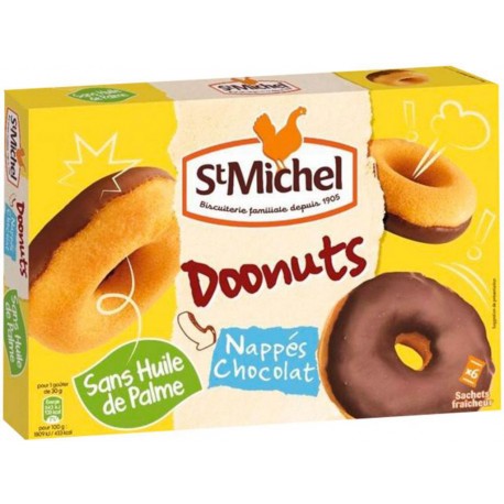 St Michel Doonuts Nappage Chocolat 180g (lot de 3)