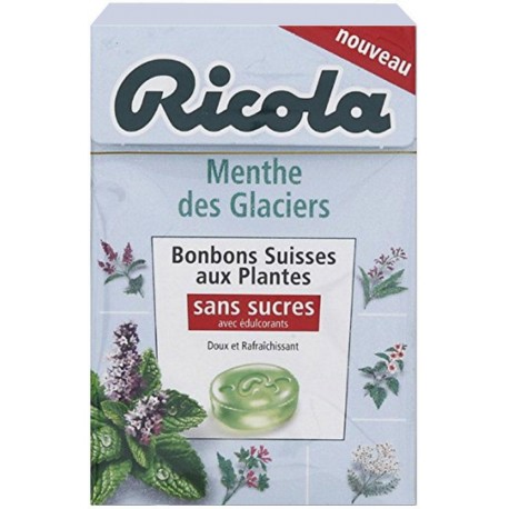 Ricola Menthe des glaciers 50g (lot de 6)