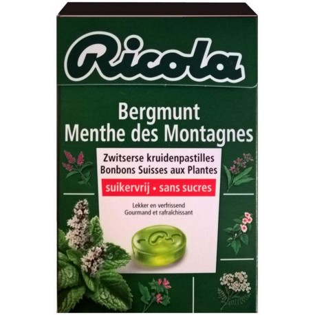 Ricola Menthe Des Montagnes (lot économique de 6 boîtes)