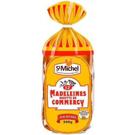 St Michel Madeleines de Commercy Pur Beurre 300g (lot de 3)