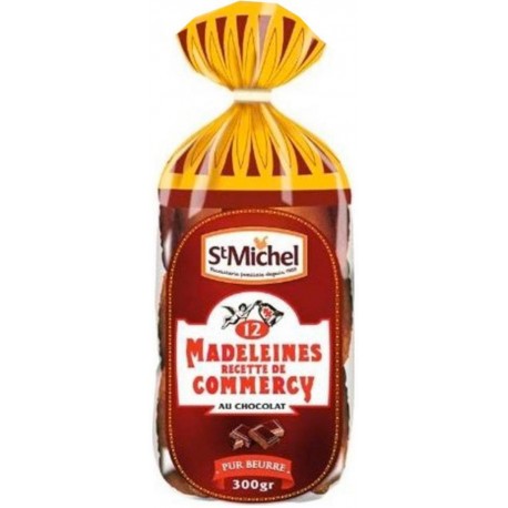 St Michel Madeleines de Commercy au Chocolat 300g (lot de 3)