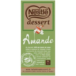 Nestlé Dessert Amande 180g (lot de 3) (lot économique de 3 tablettes)