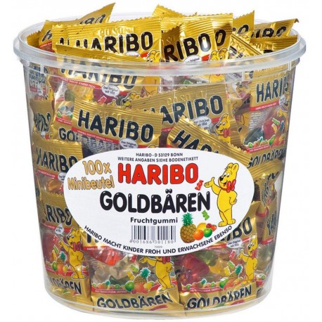 Haribo L’Ours D’Or Mini Boîte de 100 sachets