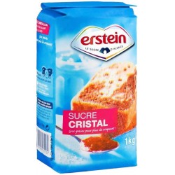 Erstein Sucre Cristal 1 Kg (lot de 3)