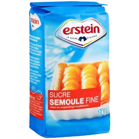 Erstein Sucre Semoule 1Kg (lot de 3)