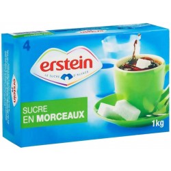 Erstein Sucre en Morceaux n°4 1Kg (lot de 3)