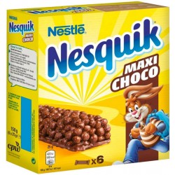 Nestlé Nesquik Nesquik Barre Céréales Maxi Choco 150g (lot de 3)