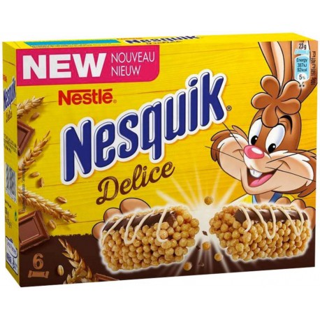 Nestlé Nesquik Délice Barre 138g (lot de 3)