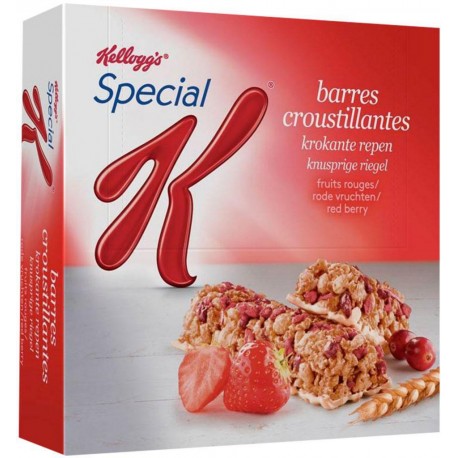 Kellogg's Special K Barre Céréales Fruits Rouges 129g (lot de 3)