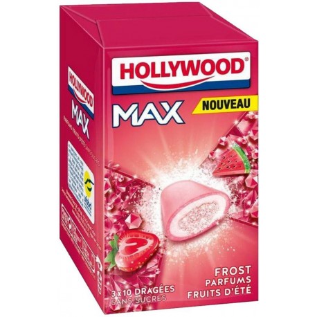 Hollywood Max Fruits Eté Sans Sucres 3 Etuis (lot de 18) (lot économique de 18 étuis)