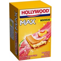 Hollywood Max Menthe Fruits Du Soleil Sans Sucres 3 Etuis (lot de 18) (lot économique de 18 étuis)