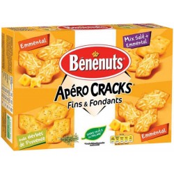 Bénénuts Apéro Cracks Coffret 280g (lot de 3)