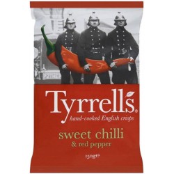 Tyrrells Tyrrell’s Chips Piment Doux 150g (lot de 3)