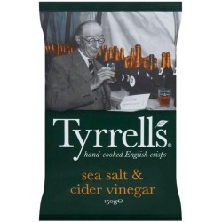 Tyrrells Tyrrell’s Chips Vinaigre de Cidre 150g (lot de 3)