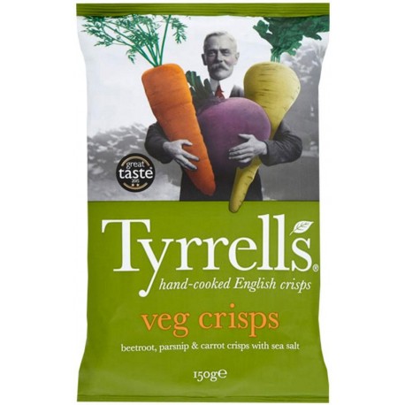 Tyrrells Tyrrell’s Chips Mélange de Légumes 150g (lot de 3)