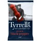 Tyrrells Tyrrell’s Chips Poivre Noir et Sel 150g (lot de 3)