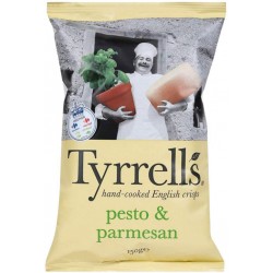 Tyrrells Tyrrell’s Chips Pesto et Parmesan 150g (lot de 3)