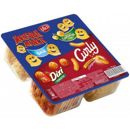 Vico Coffret Monster Munch et Curly 75g (lot de 6)