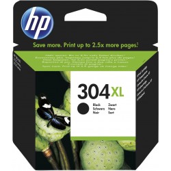 HP Cartouche d’Encre 304 XL 304XL BLACK Noir (lot de 8) N9K08AE