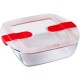 Pyrex Plat carré 20 x 17cm COOK & STORE PLUS