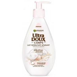 Garnier Ultra Doux Corps Lait Hydratant Apaisant Crème d’Avoine & Lait d’Amande Blanche 250ml (lot de 4)