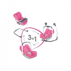 Smoby Bébé Confort chaise haute et cosi