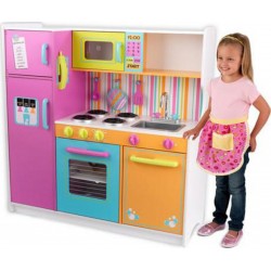 Kidkraft Grande cuisine de luxe aux couleurs vives en bois - Jouet d'imitation