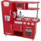 Kidkraft Cuisine enfant vintage rouge en bois - Jouet d'imitation