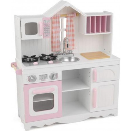 Kidkraft Cuisine campagnarde moderne en bois - Jouet d'imitation