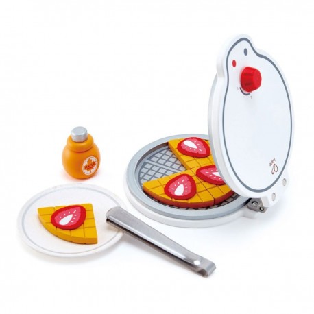 HAPE Gaufrier en bois blanc et ses accessoires