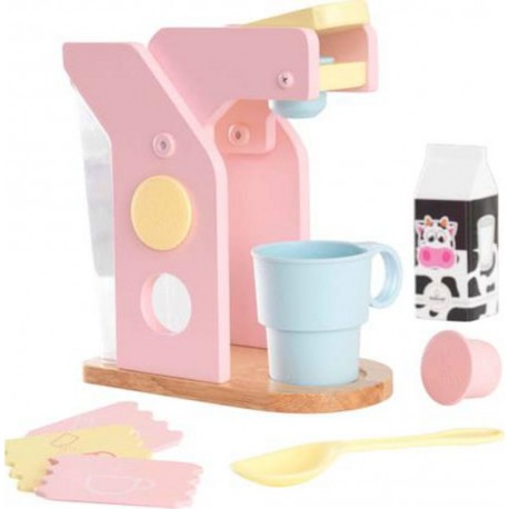 Kidkraft Set machine à café pastel