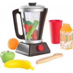 Kidkraft Set robot espresso en bois avec légumes et fruits - Jouet d'imitation