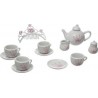 Be Toys Service à thé enfant en porcelaine - 14 Pièces - Rose