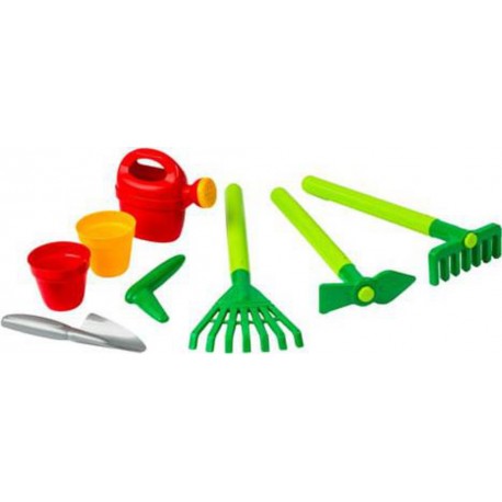 Be Toys 8 Outils de jardinage pour enfant - Plastique - Multicolore