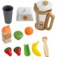 Kidkraft Ensemble dinette smoothie avec blender doré + accessoires - Jouet d'imitation