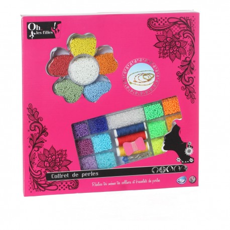 The Home Deco FACTORY Coffret de perles - Rose