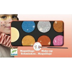 Djeco Maquillage palette 6 couleurs Effet Metal