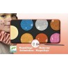 Djeco Maquillage palette 6 couleurs Effet Metal