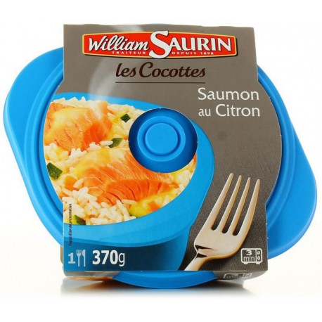 William Saurin Cocotte Saumon au Citron 370g 3261055930262 (lot de 2)