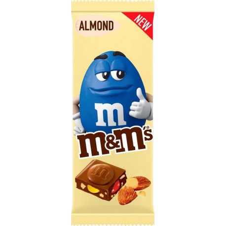 M&M's Tablette Almond 165g (lot de 3 tablettes)