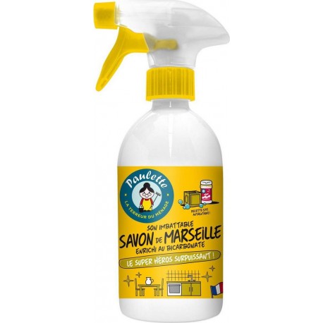 PAULETTE Spray nettoyant cuisine au savon de Marseille & bicarbonate 500ml