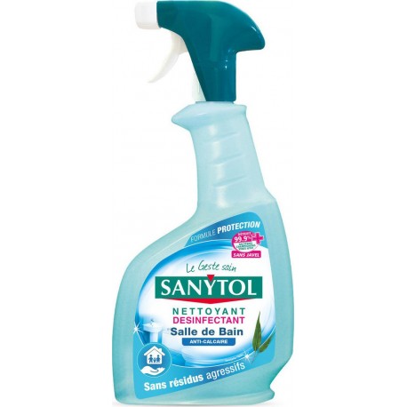 SANYTOL Désinfectant ultra-détartrant Salle de Bain 500ml