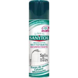 Sanytol Mousse active nettoyante désinfectante salle de bain la bombe de 500ml